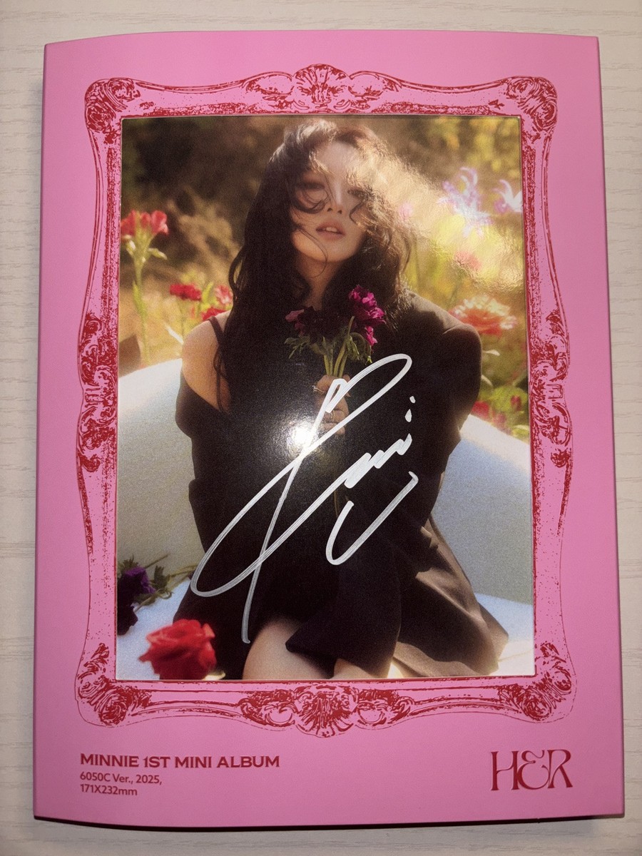 G) I-DLE G IDLE Minnie [HER] Autographed Signed Album GIDLE | eBay