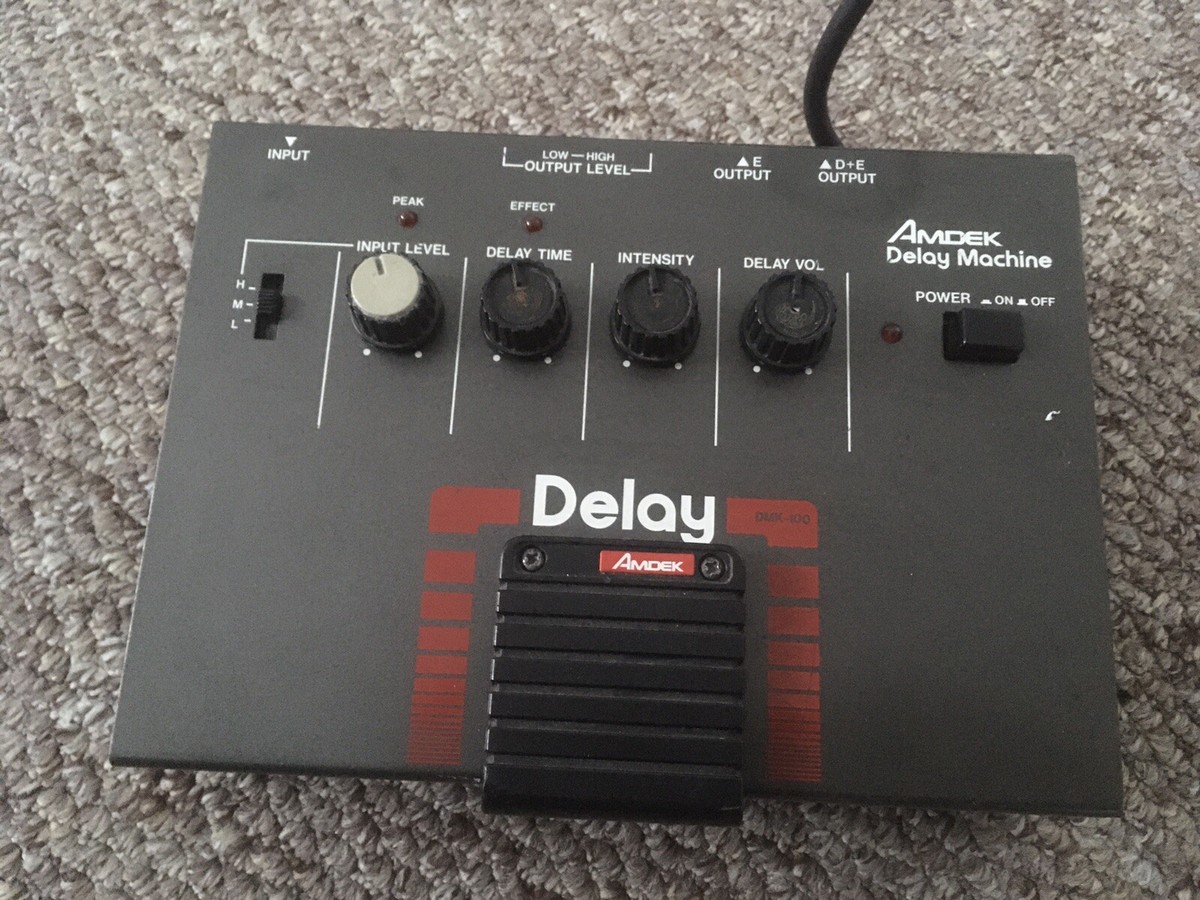 Roland Amdek Delay Machine Dmk-100 1980s Vintage Guitar Effects