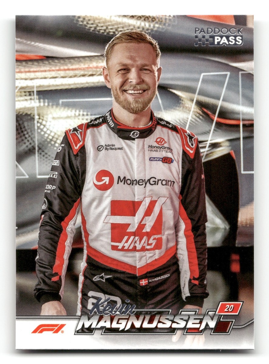 F1カード Kevin Magnussen シールサインカード F1カード Kevin