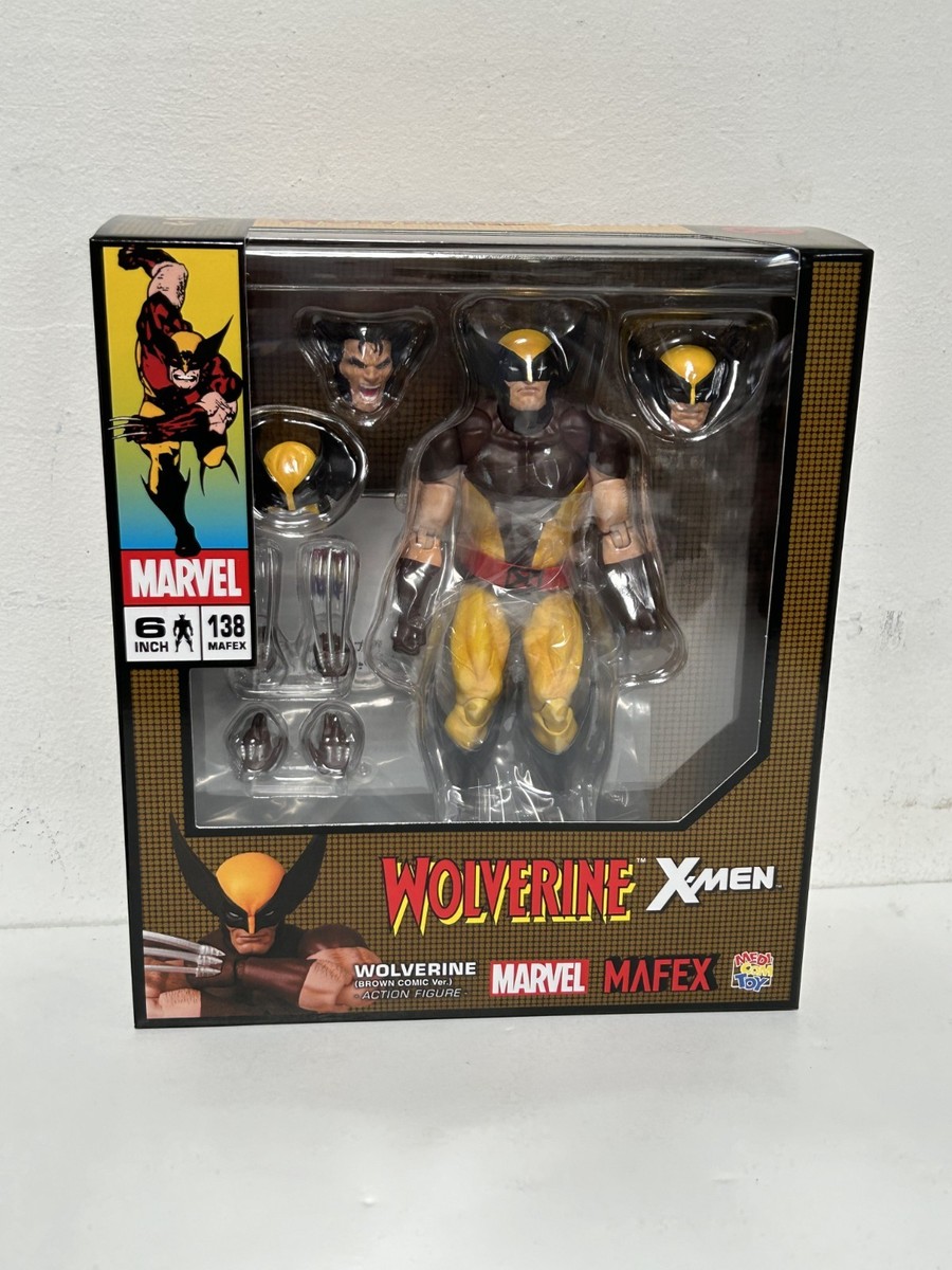 Medicom Mafex Wolverine brown suit comic ver. no.138 REISSUE X-Men