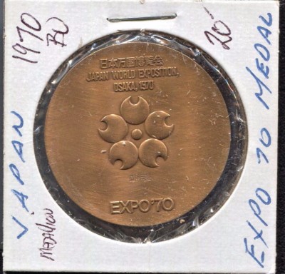 JAPAN - FANTASTIC HISTORICAL OSAKA 70 EXPO COPPER MEDAL | eBay