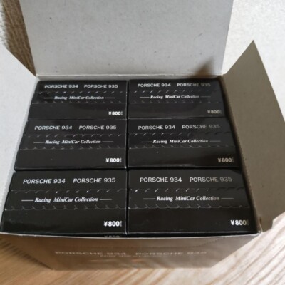 京商 1/64 ポルシェ934/935 ボックス 6台セット Porsche 934/935
