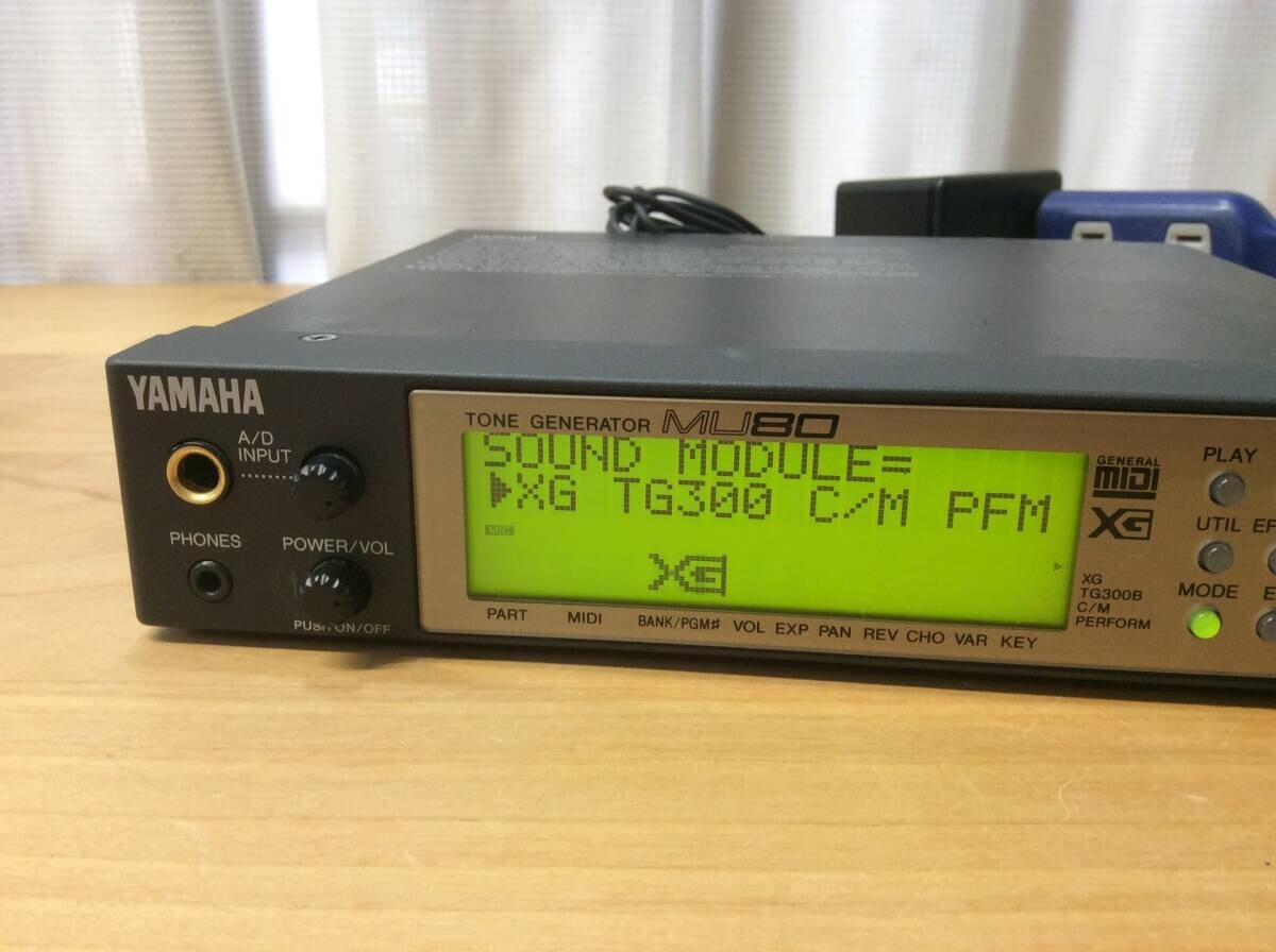 YAMAHA MU80 MIDI音源 DTM YAMAHA MU80 MIDI音源 DTM Yamaha MU80 Tone