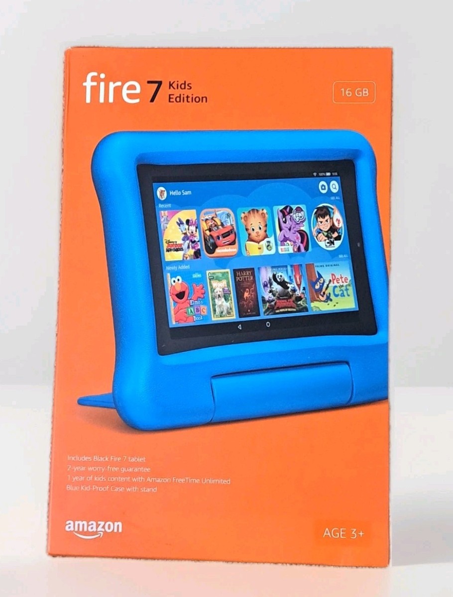 NEW Amazon Fire 7 Kids Edition 16 GB Ages 3+ 841667160801| eBay