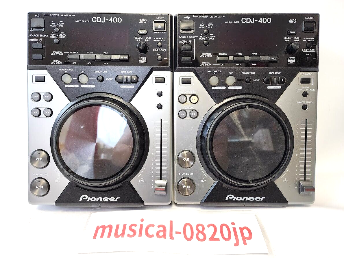 Pioneer CDJ-400 2台セット 動作確認済み Pioneer CDJ-400 2台セット