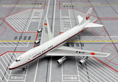 1:400 HX Models JAPAN AIRLINES BOEING 747-100 Passenger Airplane