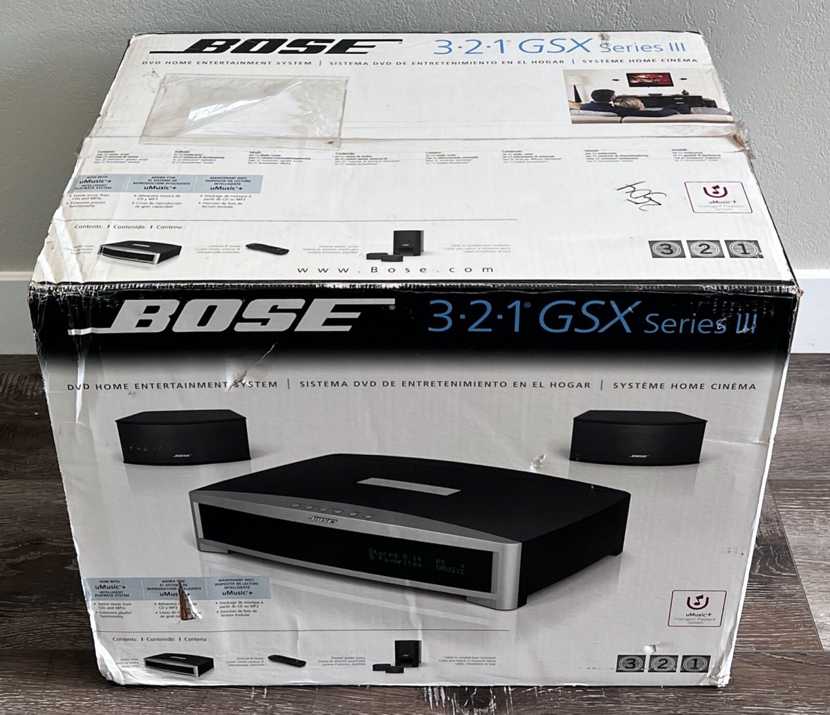 BOSE 3-2-1 GSX Series III Home Entertainment System | eBay