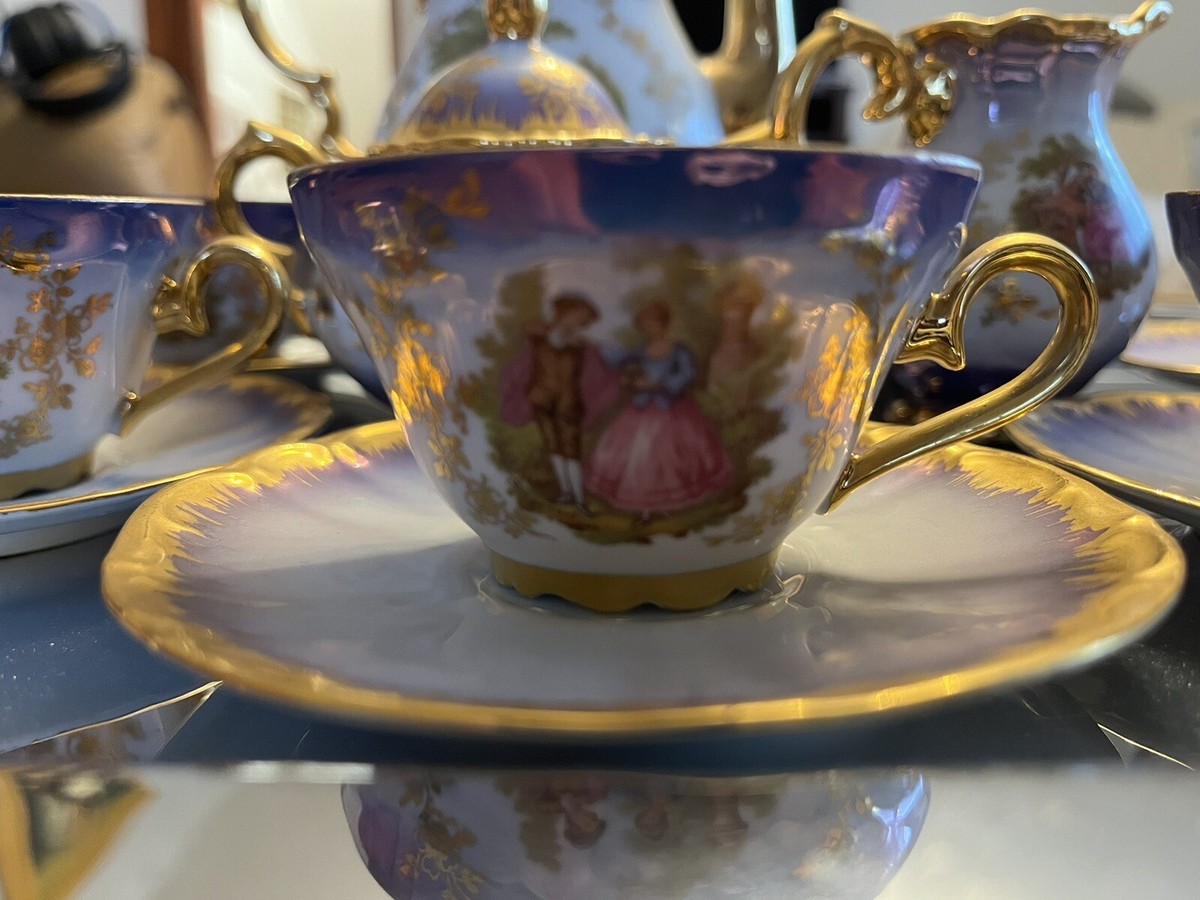 Porz-Manufaktur Handarbeit Kleiber Regnitzlosau Bavaria W 22k Gold