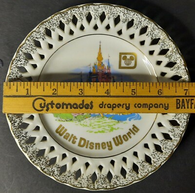 Vintage Walt Disney Productions Walt Disney World Plate- Made in