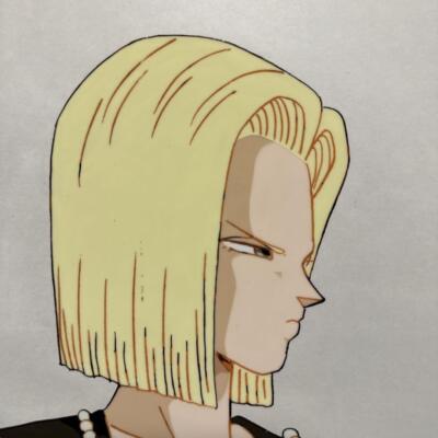 Dragon Ball Z Anime Cel Painting Android 18 | eBay