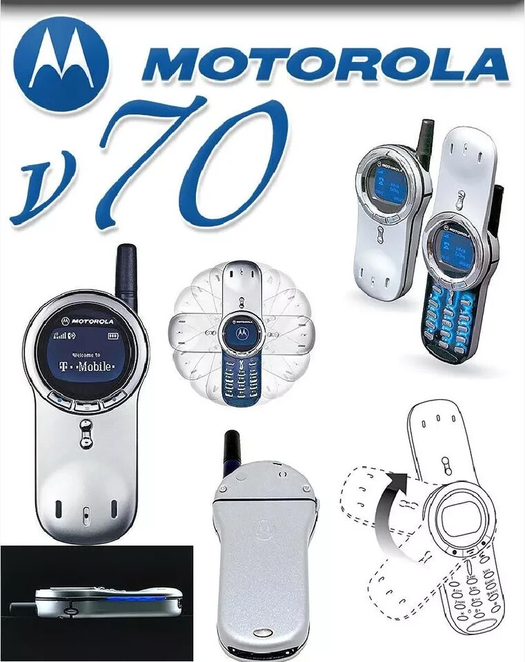 Original Motorola V series V70 Silver 2G GSM 900 1800 Unlocked