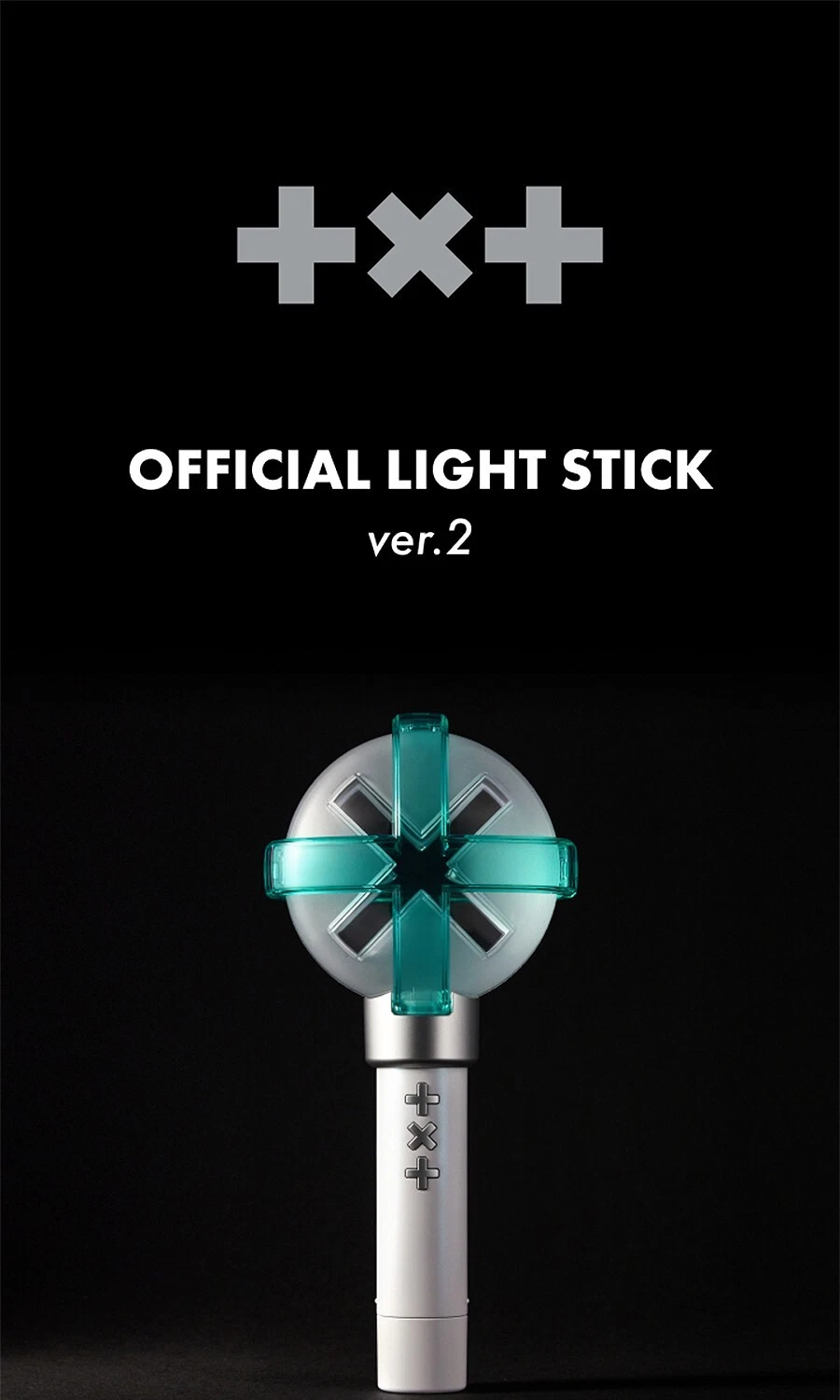 TXT TOMORROW X TOGETHER OFFICIAL LIGHT STICK Ver.2 w/ Strap, Bag