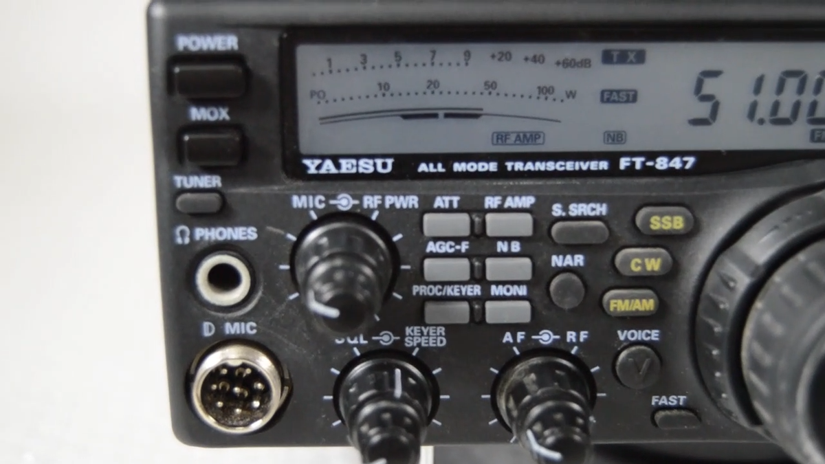 ☆ヤエス HF～430MHz帯オールモード機 FT-847（現状渡し）☆ Yaesu FT