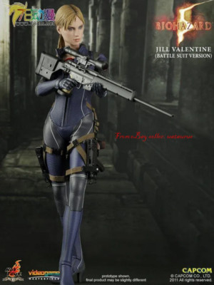 Perfect Hot Toys 1/6 Vgm13 Jill Valentine Battle Suit Version In