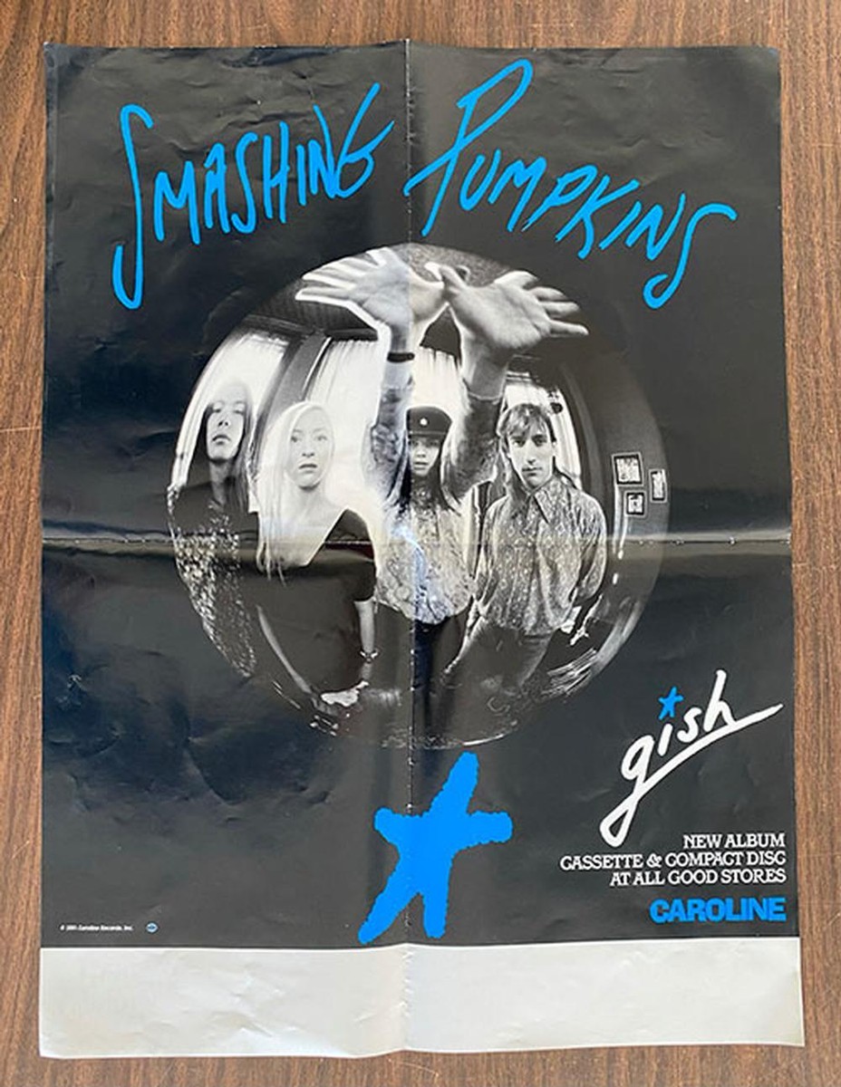 SMASHING PUMPKINS GISH 1991 PROMO POSTER ORIGINAL | eBay
