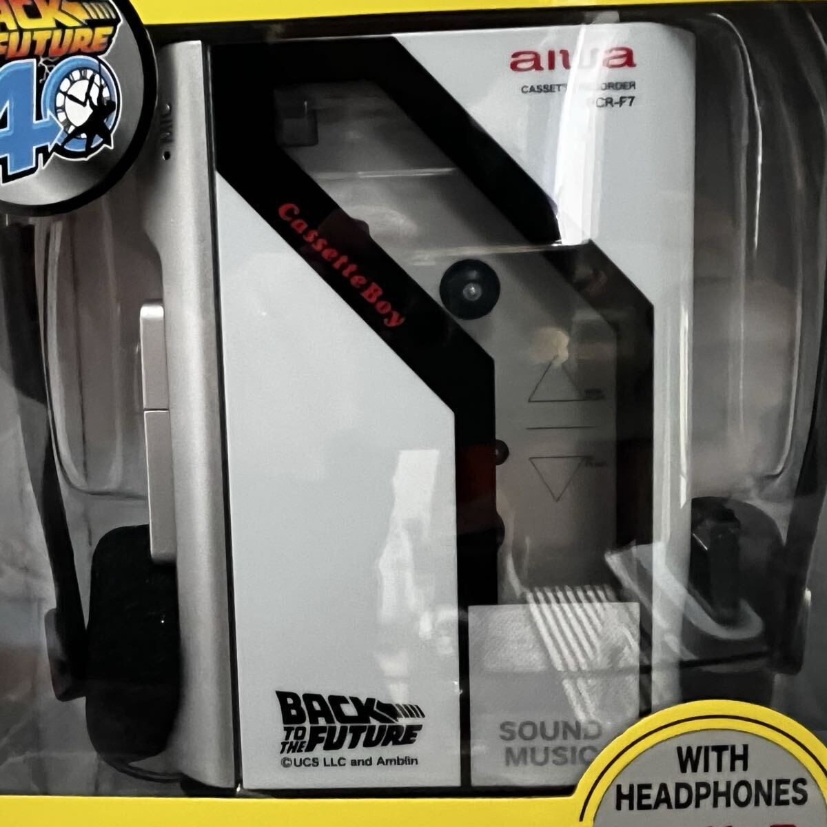 aiwa カセットプレイヤー PCR-F7 バックトゥザフューチャー BTTF aiwa