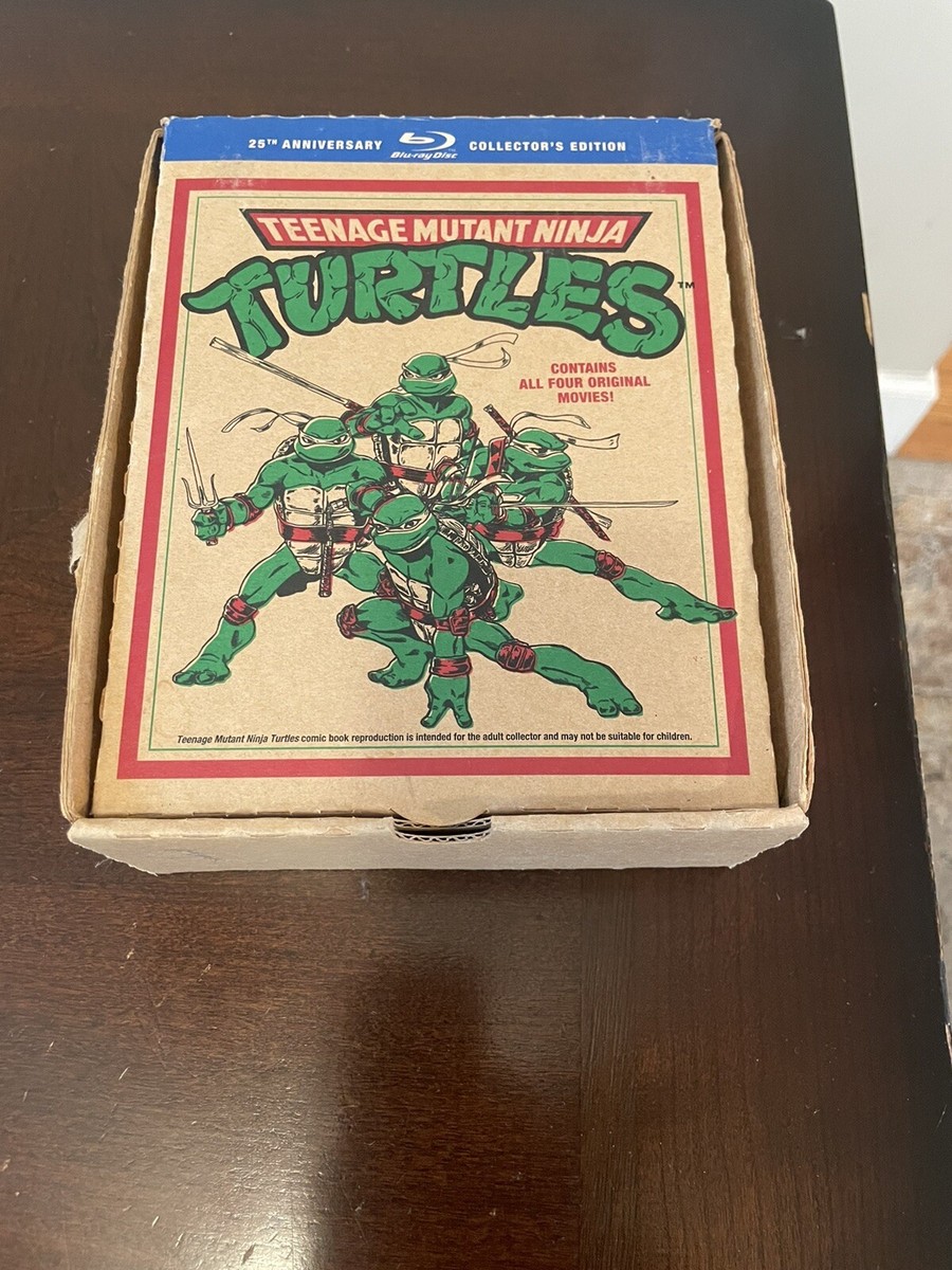 Teenage Mutant Ninja Turtles 1-4 Pizza Box Collection Blu-ray | eBay