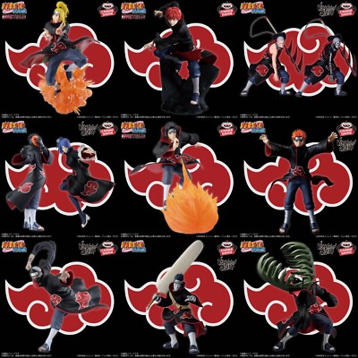 NARUTO VIBRATION STARS 暁 5体セット＋ 暁ルームライト NARUTO