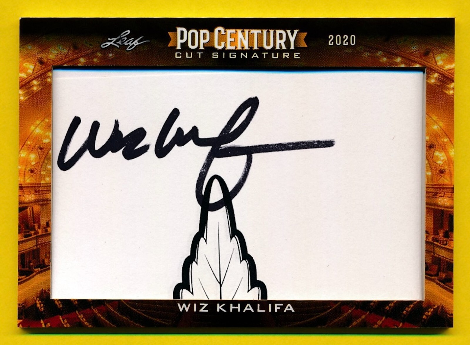 wiz khalifa 直筆サイン入りフォト wiz khalifa 直筆サイン入りフォト