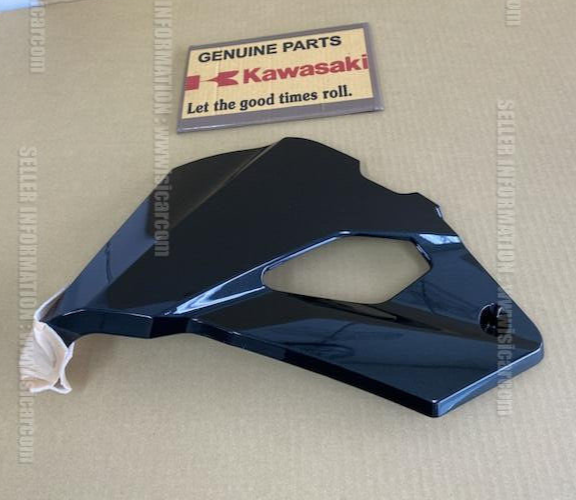 桐 KAWASAKI NINJA ZX-25R 2021 COWLING, LWR, LH, M.S. BLACK 55028-0734