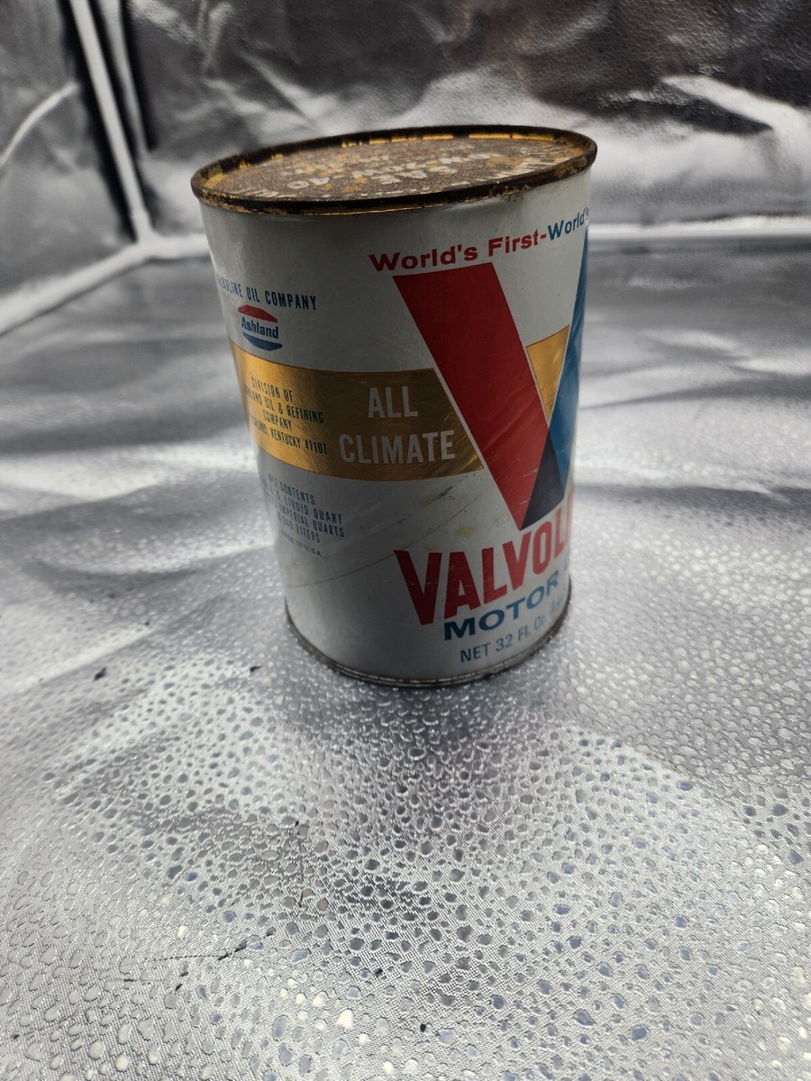 Vintage Valvoline Motor Oil Cardboard Can 1-Quart NOS Unopened | eBay