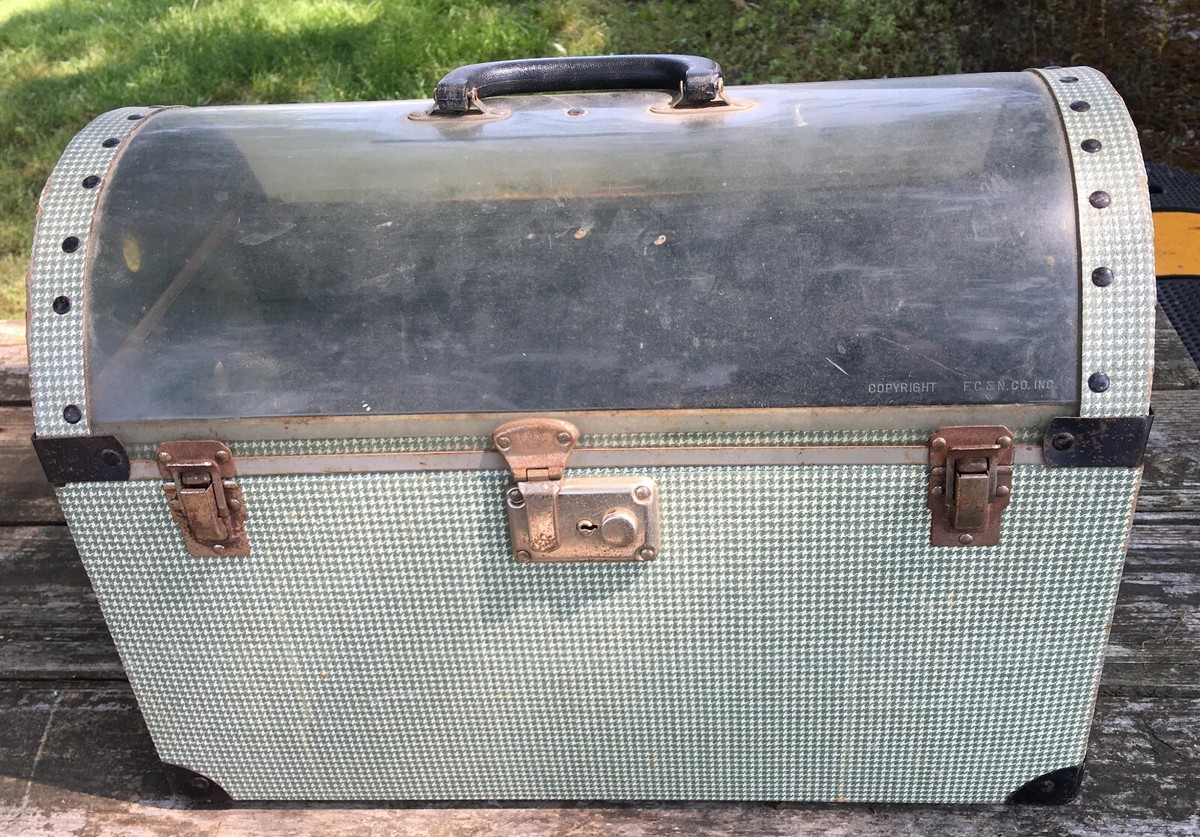 Pet Taxi Carrier 18'' x 10'' x 13''h vintage cat dog trunk airline