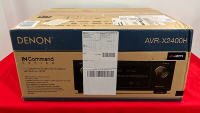 Denon AVR-X2400H Integrated Network AV Receiver - Black for sale