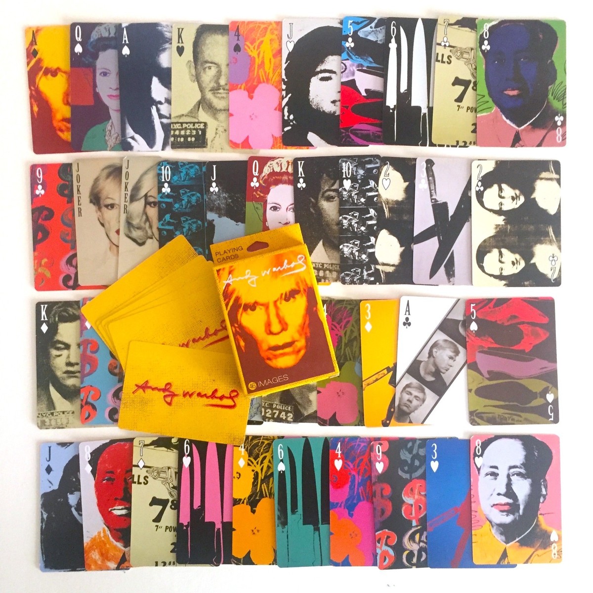RARE ANDY WARHOL FOUNDATION POP ART COLLECTOR'S PLAYING CARDS DECK