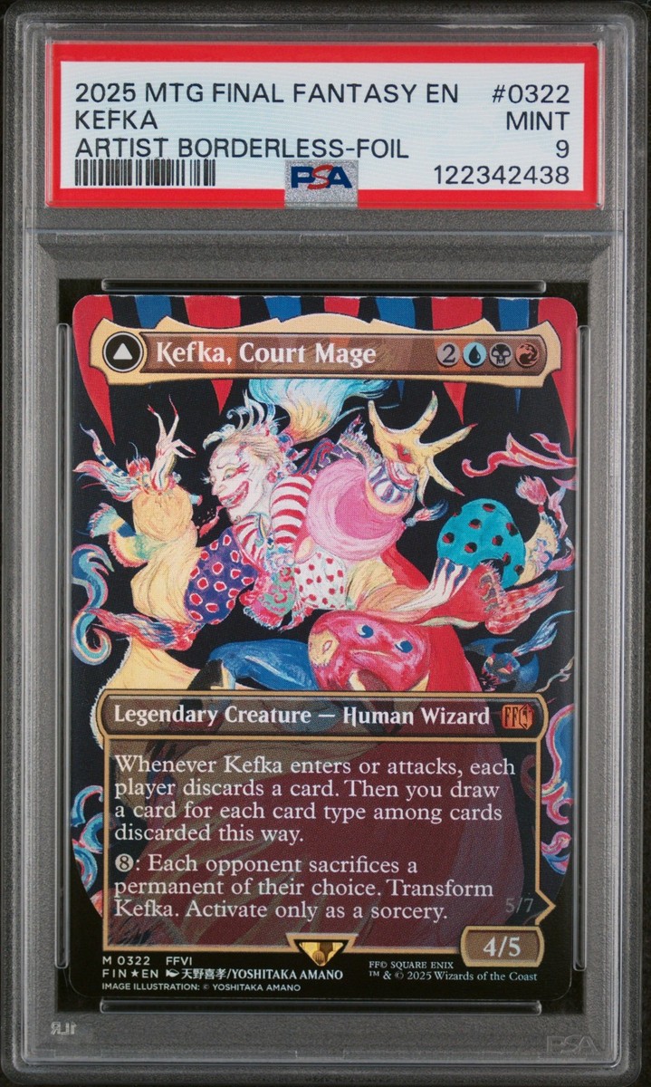 MTG 人造魔導士、ケフカ Kefka Court Mage 拡張 foil mtg 稀少 人造魔道士