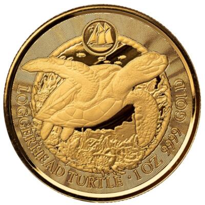 2023 1 oz Gold Coin - Cayman Islands Loggerhead Turtle .9999 Gold