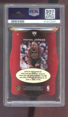 1996-97 Upper Deck SPx Holoview Heroes #H1 Michael Jordan PSA 9
