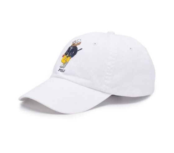 Polo Ralph Lauren golf bear twill Ball Cap -White | eBay