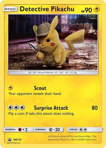 PSA 10 Detective Pikachu 338/SM-P Promo 2019 Pokemon Card Japanese