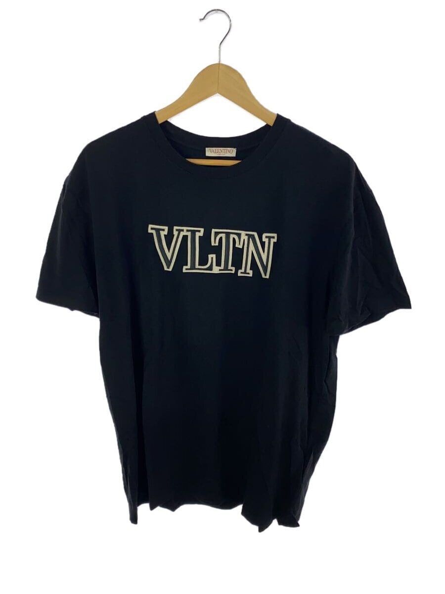 ヴァレンティノ ヴァレンチノ VALENTINO ロゴ プリントTシャツ黒L
