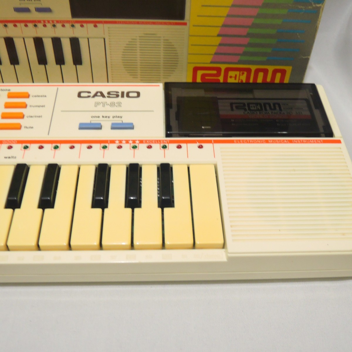 CASIO PT-82 white vintage keyboard tested | eBay