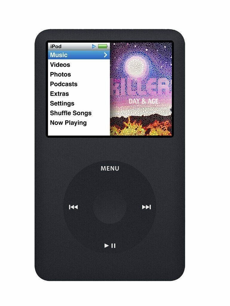 Apple iPod Classic 80GB HDD 7th Gen Black Refurbed to New - Local