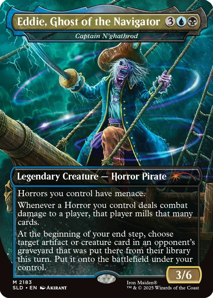 PSL MTG Secret Lair x Iron Maiden Eddie Unchained English Cards