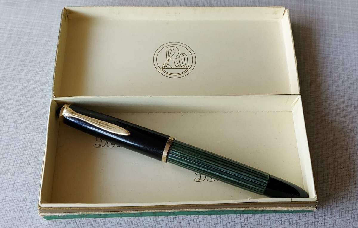 ✒ NICE Pelikan 400 Vintage German Fountain Pen 14C- 585 M Nib | eBay