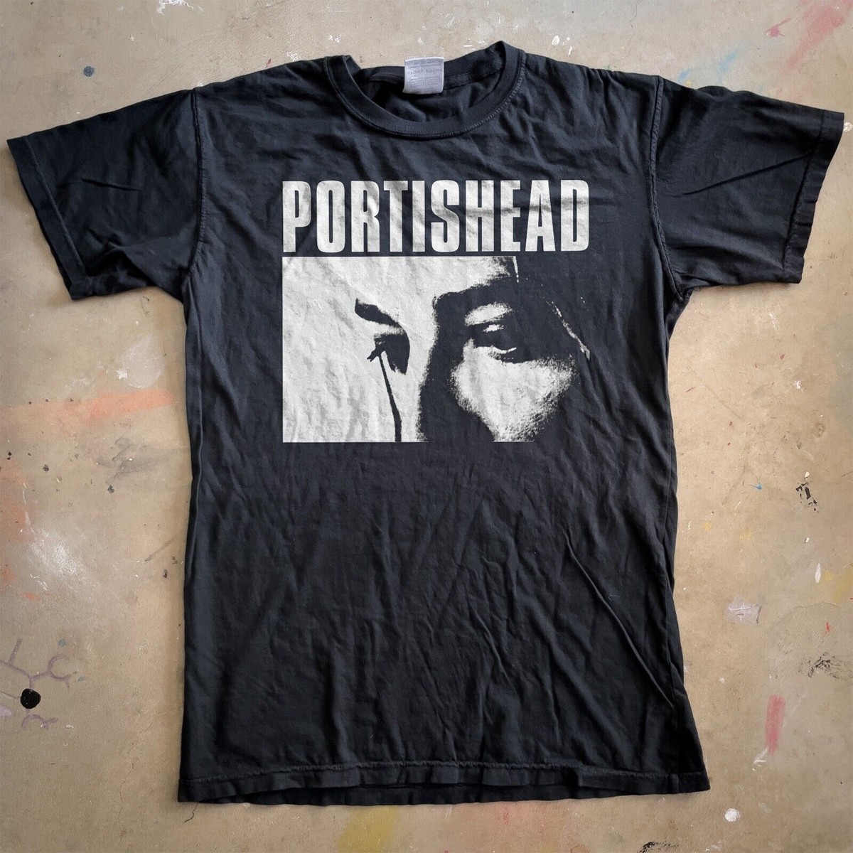 Rare Portishead 90s Shirt Reprint digital T shirt sizes large Men