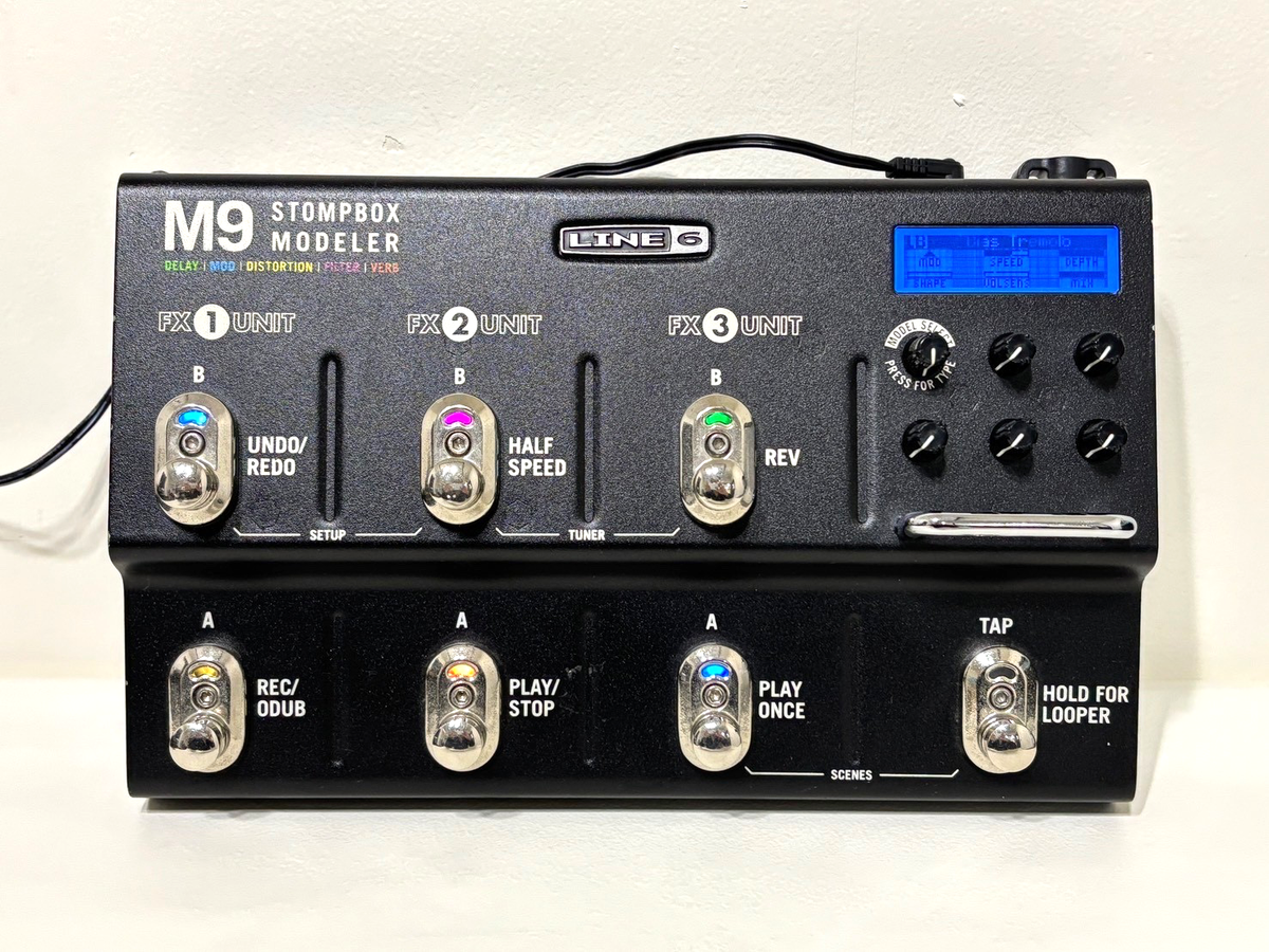 LINE 6 M9 Stompbox Modeler 社外製軽量アダプター付き LINE 6 M9