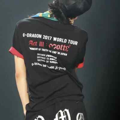 GD wear) sealed G-DRAGON motte short sleeve t-shirt clothes Motai