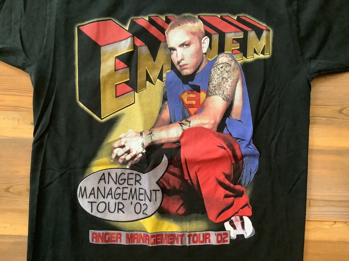 Vintage Eminem Anger Management 2002 concert tour promo shirt