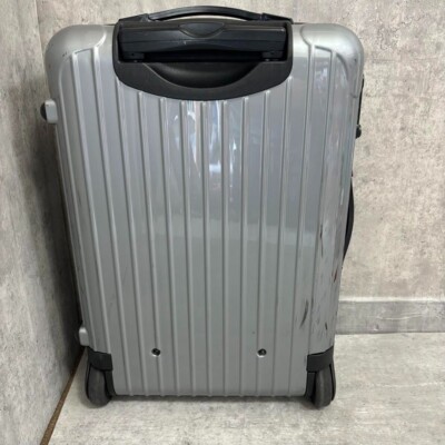 RIMOWA salsa 35L Silver 2-wheels Carry Case Suitcase 856 52 Travel