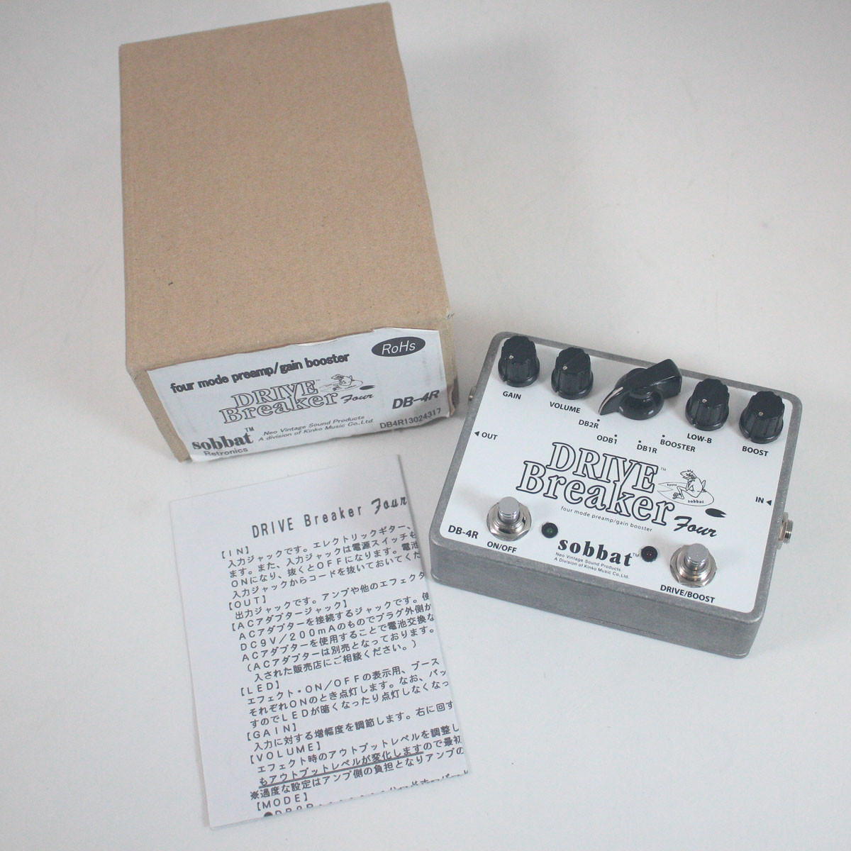 ギター sobbat DRIVE Breaker Four DB-4R sobbat Drive Breaker Four