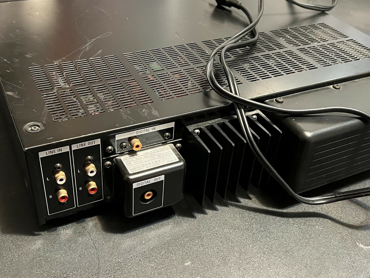 RARE! Sony DTC-1000ES Digital Audio Tape Deck DAT Vintage Japan