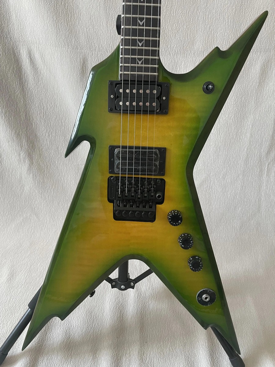 Custom Dean Razorback Dimebag Rebel Guitar Green | eBay