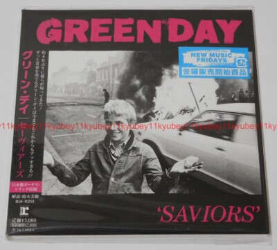 New Green Day Saviors First Limited Edition CD+Bonus Track Japan