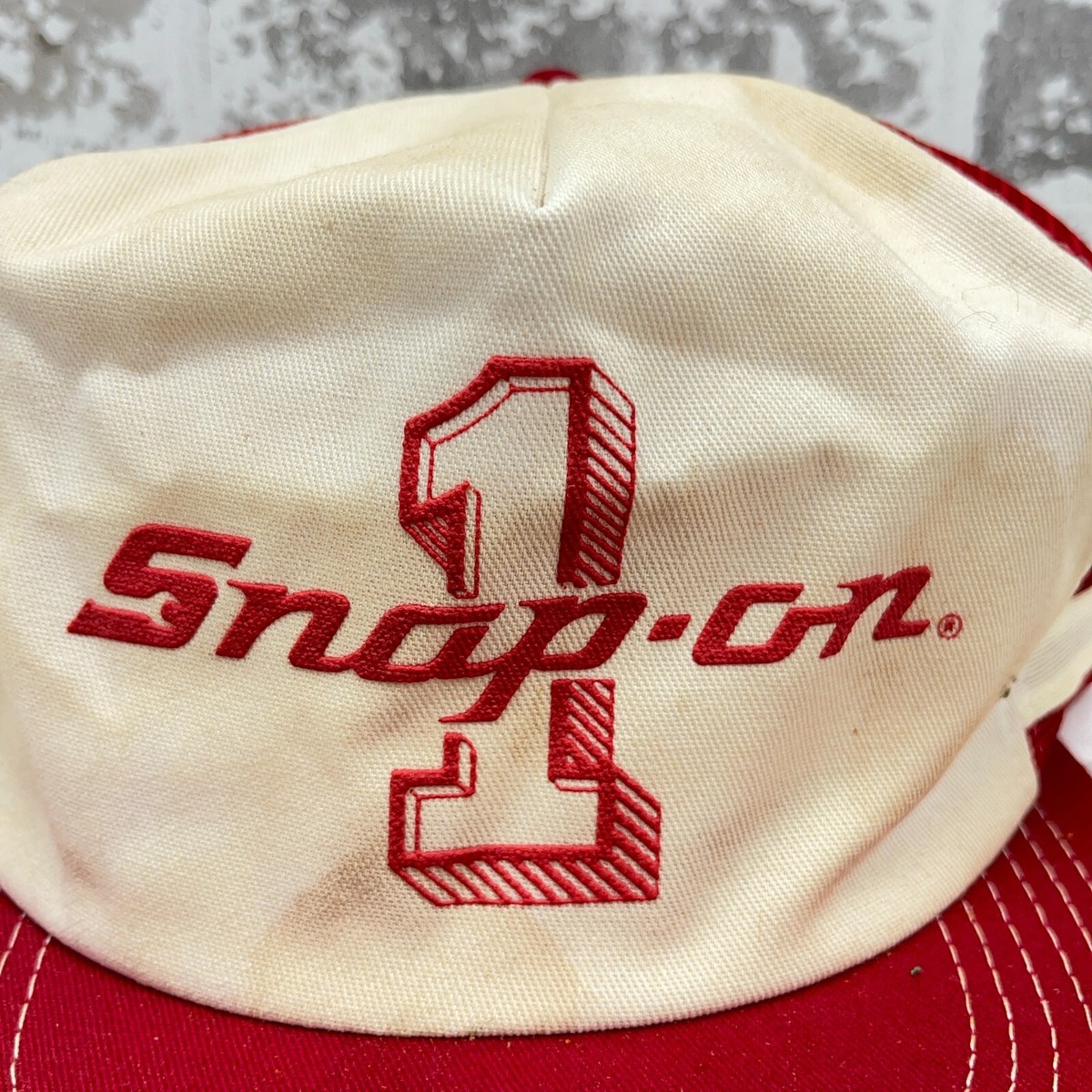 Vintage Snap On Tools Trucker Hat Cap K Products 3 Stripe USA