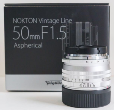 VOIGTLANDER NOKTON Vintage Line 50mm F1.5 Aspherical II Silver VM