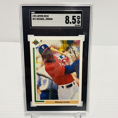 1991 Upper Deck Michael Jordan #SP1 Baseball RC Rookie SGC 8.5 | eBay